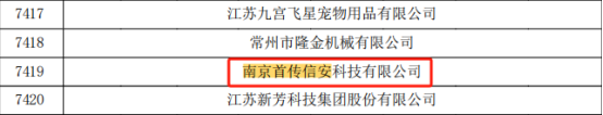 祝贺！南京首传信安荣获国家“高新技术企业”称号